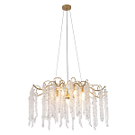 Люстра c подвесками из прозрачного хрусталя Диаметр 85 см FAIRYTREE Light варинант исполнения - 1 | Loft Concept в Красноярске