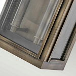 Настенный фонарь прямоугольной формы цвета состаренная латунь с двумя лампами Hinkley варинант исполнения - 3 | Loft Concept в Красноярске