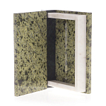 Шкатулка в виде книги из натурального камня змеевик Stone Casket варинант исполнения - 3 | Loft Concept в Красноярске