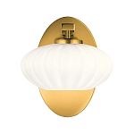  Бра с круглым плафон из матового белого стекла Kichler варинант исполнения - 7 | Loft Concept в Красноярске