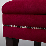 Мягкая банкетка с зоной для хранения Casket Red варинант исполнения - 4 | Loft Concept в Красноярске