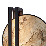 Бра из двух каменных дисков в металлической раме Constellation варинант исполнения - 2 | Loft Concept в Красноярске