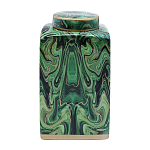 Ваза с малахитовым узором MALACHITE варинант исполнения - 1 | Loft Concept в Красноярске