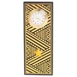 Часы подарочные настольные в виде погона Генерала из натурального камня Змеевик Gold Military Clock варинант исполнения - 4 | Loft Concept в Красноярске