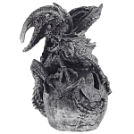 Декоративная статуэтка Дракон Silver Dragon Statuette варинант исполнения - 2 | Loft Concept в Красноярске