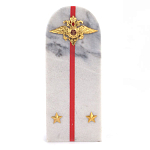 Сувенир Погон МВД из натурального камня мрамор Souvenir Epaulets варинант исполнения - 1 | Loft Concept в Красноярске