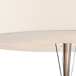 Люстра круглая с белым тканевым абажуром  White Light Diffuser варинант исполнения - 2 | Loft Concept в Красноярске