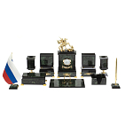 Настольный письменный набор из нефрита в подарочной коробке Victorious варинант исполнения - 1 | Loft Concept в Красноярске