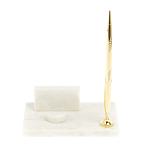 Подставка для телефона с ручкой из натурального камня креноид Natural Stone Stand варинант исполнения - 2 | Loft Concept в Красноярске