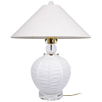 Настольная лампа керамическая с абажуром Valencia варинант исполнения - 1 | Loft Concept в Красноярске