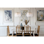 Люстра с подвесными рифлеными стеклянными трубками Nembus варинант исполнения - 23 | Loft Concept в Красноярске