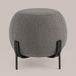 Пуф в ткани букле темно-серого цвета Pikelet варинант исполнения - 2 | Loft Concept в Красноярске