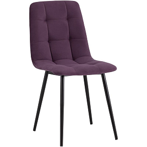 Стул NANCY S-2 Chair Пыльно-Фиолетовый Велюр