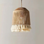 Люстра круглая плетеная с кисточками Small Solar Glow варинант исполнения - 3 | Loft Concept в Красноярске