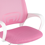 Офисное кресло с основанием из белого пластика Desk chairs Pink варинант исполнения - 6 | Loft Concept в Красноярске