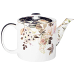 Чайный сервиз из фарфора с цветочным принтом на 6 персон 14 предметов Garden Whisper Porcelain Set  варинант исполнения - 1 | Loft Concept в Красноярске