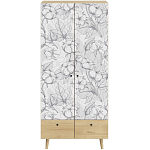 Шкаф с принтом Cotton варинант исполнения - 2 | Loft Concept в Красноярске