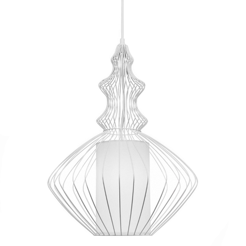 Подвесной светильник Wire Dream Pendant 2 Белый Белый Подвесной светильник Wire Dream Pendant 2 Белый Белый в Красноярске | Loft Concept