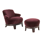 Премиальное Кресло с пуфом Turin варинант исполнения - 1 | Loft Concept в Красноярске