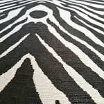 Мебельная ткань Шенилл черно-белый принт 140 см T3-1 варинант исполнения - 3 | Loft Concept в Красноярске