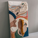 Тканый вручную текстильный гобелен Orchid варинант исполнения - 2 | Loft Concept в Красноярске