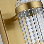 Бра вертикальное с рифленым стеклянным плафоном и прямоугольным основанием Quintiesse варинант исполнения - 4 | Loft Concept в Красноярске