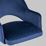 Кресло для компьютерного стола Veloury Blue варинант исполнения - 7 | Loft Concept в Красноярске