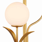 Торшер с золотым каркасом в виде стебля с листьями Inspired by Nature варинант исполнения - 2 | Loft Concept в Красноярске