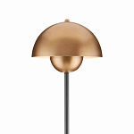 Торшер с куполообразным абажуром на чёрном мраморном основании Riverside Floor Lamp варинант исполнения - 1 | Loft Concept в Красноярске
