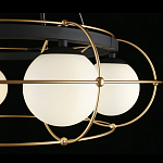 Люстра подвесная круглая с белыми плафонами Martin варинант исполнения - 4 | Loft Concept в Красноярске