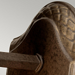 Бра для ванных комнат с прозрачным стеклянным плафоном в форме ананаса и декоративным основанием с рельефным узором Hinkley варинант исполнения - 7 | Loft Concept в Красноярске