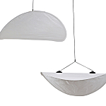 Подвесной светильник с белыми плафонами в форме облака Диаметр 60+60 см Cloud Junction варинант исполнения - 2 | Loft Concept в Красноярске