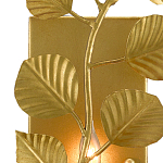 Бра золотого цвета с декором в виде ветки эвкалипта Eucalyptus Branches варинант исполнения - 1 | Loft Concept в Красноярске