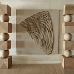 Декор настенный в Эко стиле рафия Malibu wall panel варинант исполнения - 2 | Loft Concept в Красноярске