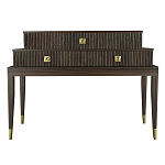 Премиальная Консоль с тремя ящиками Elsa Dreams Walnut варинант исполнения - 4 | Loft Concept в Красноярске