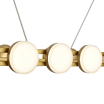 Люстра овальная с круглыми светодиодными источниками света Maxine Light варинант исполнения - 6 | Loft Concept в Красноярске