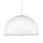 Подвесной светильник в форме купола белого цвета с ажурной бахромой Tactile Line варинант исполнения - 1 | Loft Concept в Красноярске