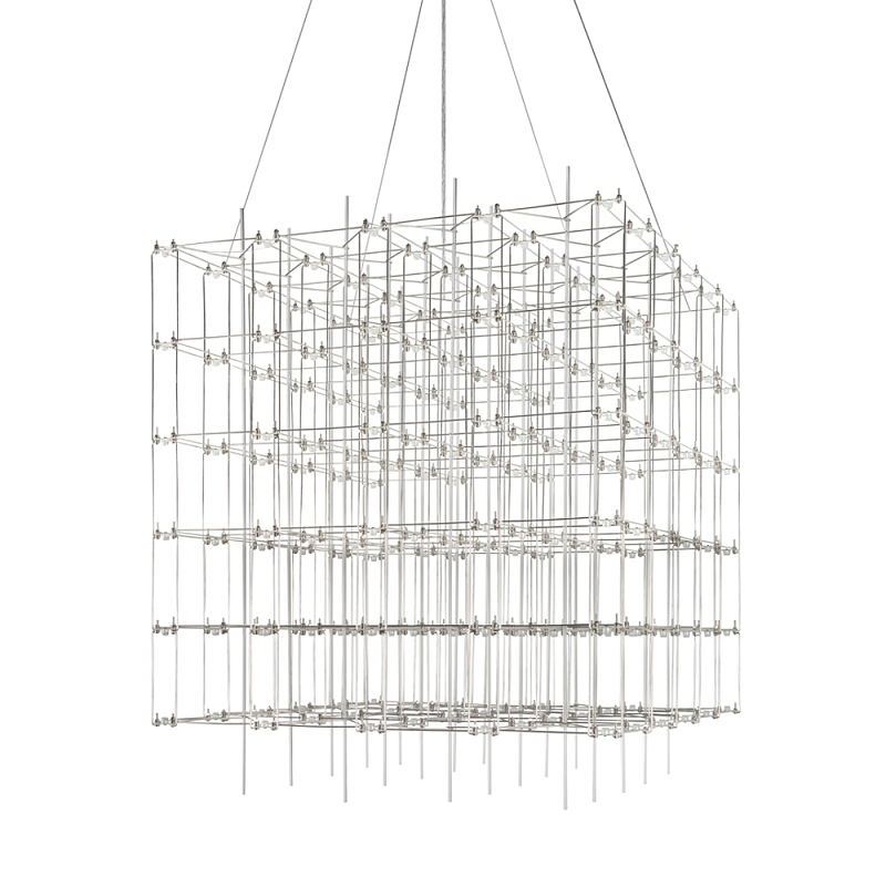 Подвесной светильник Fascinating Matrix Хром в Красноярске | Loft Concept 
