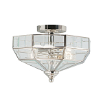 Потолочный светильник шестигранной формы с прозрачными стеклянным плафоном Elstead Lighting варинант исполнения - 5 | Loft Concept в Красноярске