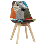 Стул с обивкой в стиле пэчворк Arvika варинант исполнения - 1 | Loft Concept в Красноярске