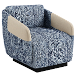 Дизайнерское Кресло William с кожаными подлокотниками  варинант исполнения - 1 | Loft Concept в Красноярске