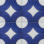 Дизайнерская плитка с узором Восьмерки варинант исполнения - 1 | Loft Concept в Красноярске