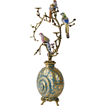 Бронзовый подсвечник Птичий рай Flora варинант исполнения - 4 | Loft Concept в Красноярске
