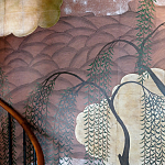 Обои ручная роспись Willow & Waves Original colourway on Edo painted Xuan paper with antiquing варинант исполнения - 2 | Loft Concept в Красноярске