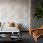 Гипсовая 3D панель с принтографией PM-18 варинант исполнения - 1 | Loft Concept в Красноярске