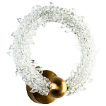 Бра кольцо с кристаллами из хрусталя Gilbertine Crystals Ring Wall Lamp варинант исполнения - 1 | Loft Concept в Красноярске