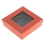 Зеркало карманное двухстороннее круглое из натурального камня Серафинит в подарочной упаковке Gold Stone Mirrors варинант исполнения - 4 | Loft Concept в Красноярске