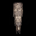 Бра с каскадом из прозрачного хрусталя и корпусом из металла цвета хром Constant Sparks варинант исполнения - 7 | Loft Concept в Красноярске