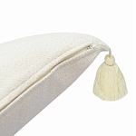 Подушка с цветочным принтом и кисточками Blooming Elegance Harper варинант исполнения - 3 | Loft Concept в Красноярске