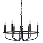 Люстра круглая с 6-ю лампами Kichler варинант исполнения - 1 | Loft Concept в Красноярске